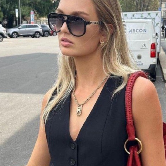 NEW GUCCI GG1188S 002 BLACK UNISEX AVIATOR SUNGLASSES GUCCI GG 1188S 002 - Picture 1 of 16